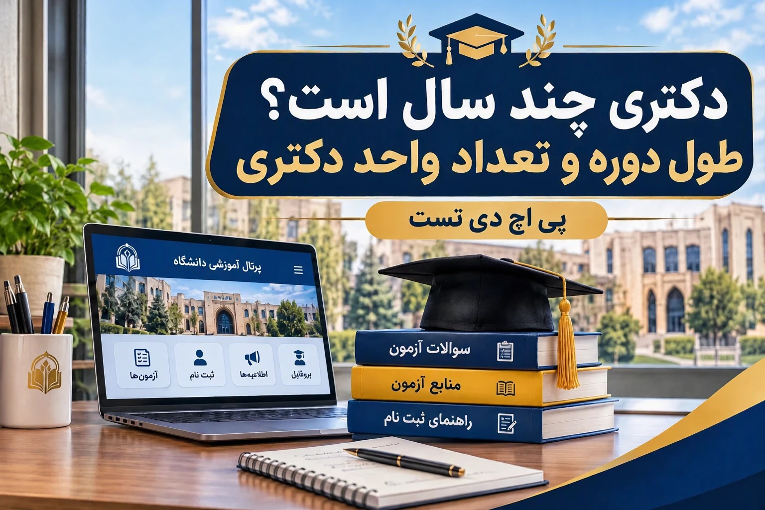 طول دوره دکتری چند ترم است؟