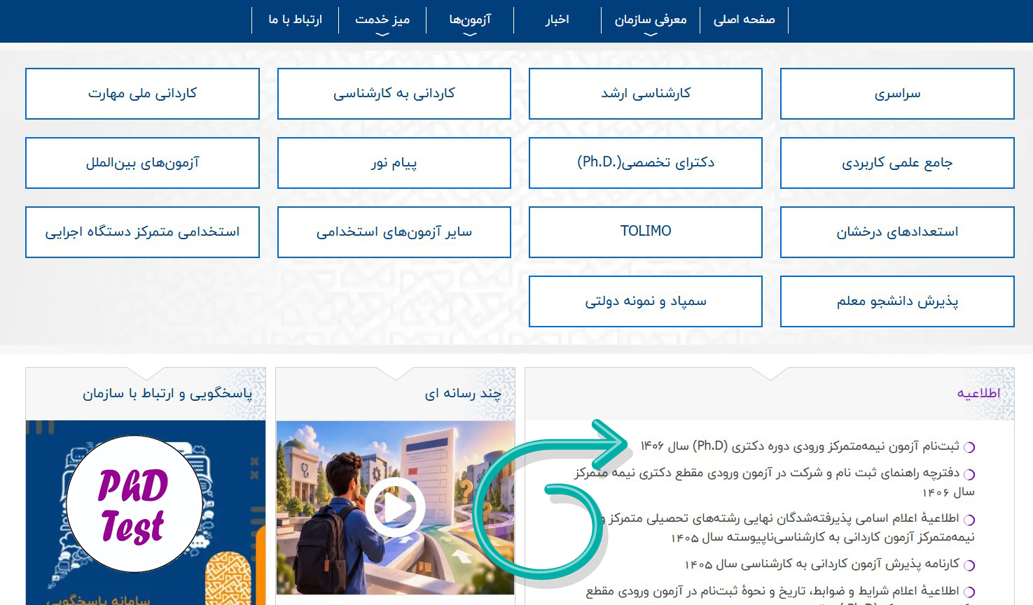 روش ثبت نام کنکور دکتری ۱۴۰۶